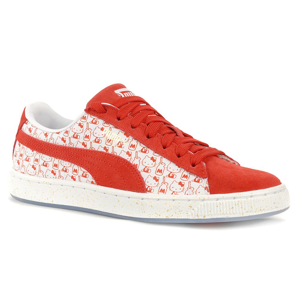 PUMA Suede Classic X Hello Kitty Women's Shoes Bright Red