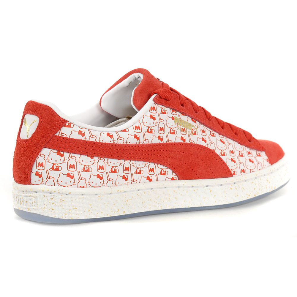 PUMA Suede Classic X Hello Kitty Women's Shoes Bright Red