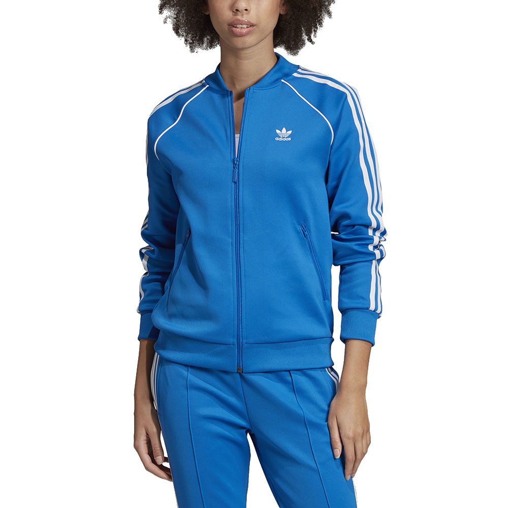 adidas sst track jacket blue